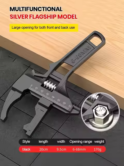 Adjustable Wrench for Tight Spaces
